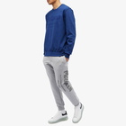 Alexander McQueen Men's Graffiti Logo Crew Sweat in Midnight Blue