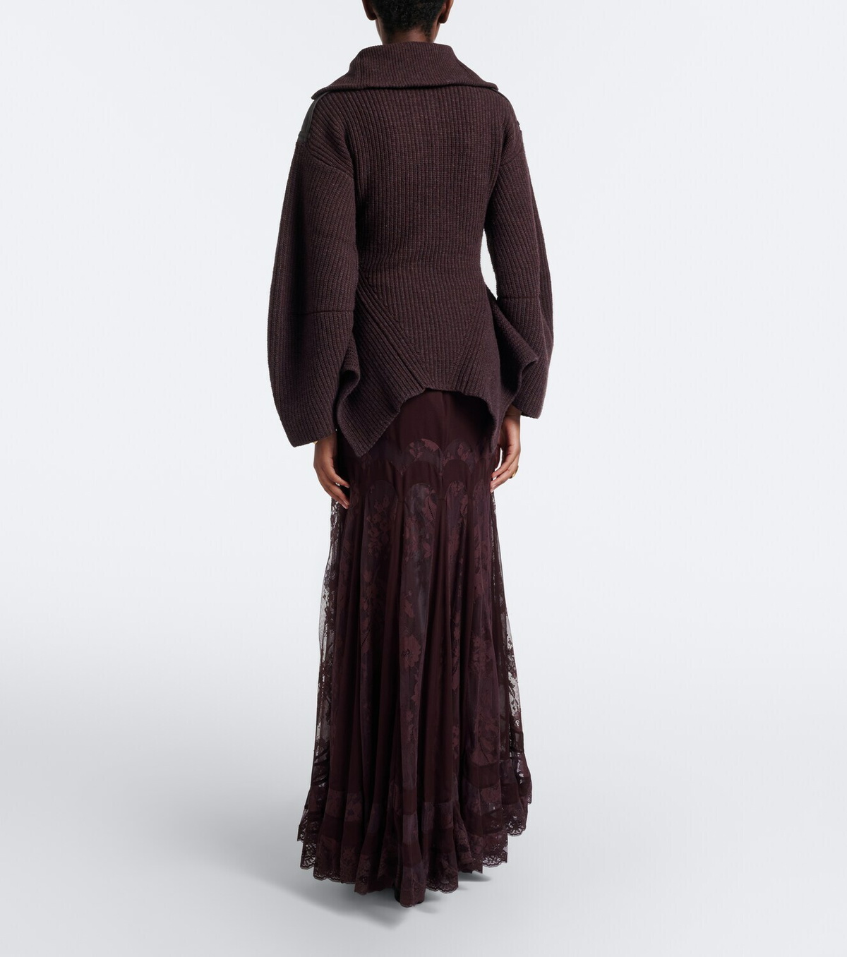 Zimmermann Valiant lace and silk maxi skirt