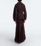 Zimmermann Valiant lace and silk maxi skirt