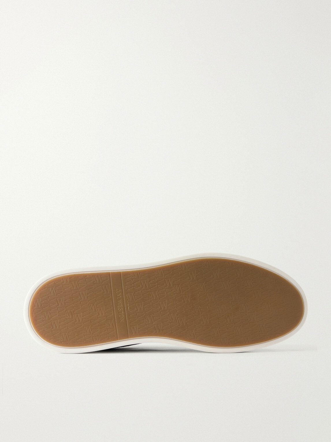 J.M. Weston - On Time Leather-Trimmed Suede Sneakers - Blue