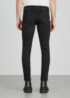 Replay Anbass Hyperflex Clouds Slim-leg Jeans Black