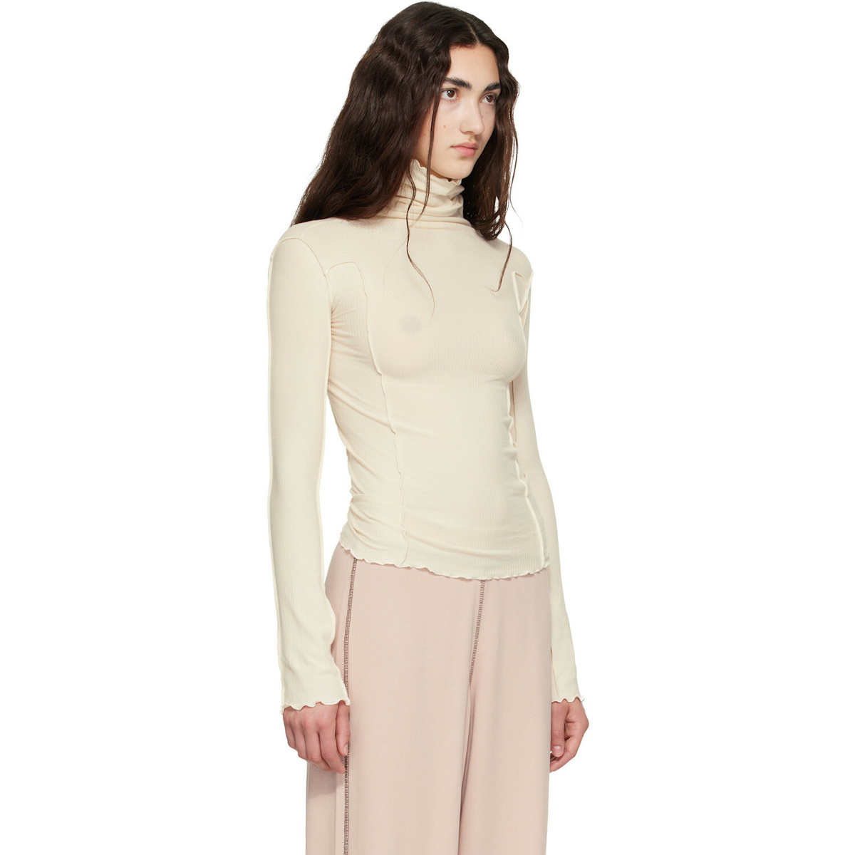 Baserange Off-White Omato Turtleneck
