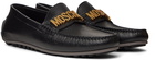 Moschino Black Logo Loafers