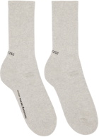 SOCKSSS Two-Pack Gray & Black Socks