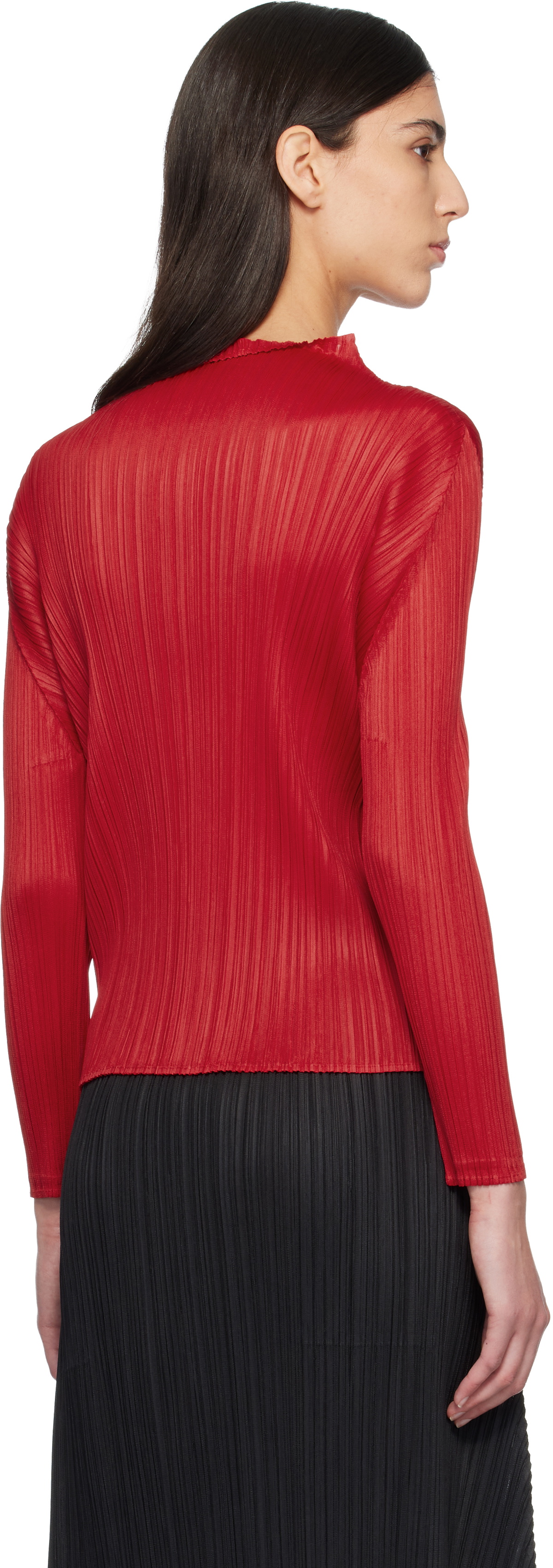 November Color:red PLEATS PLEASE ISSEY MIYAKE Red Monthly Colors November Top Pleats ...