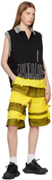 BARRAGÁN Yellow Convertible Shorts