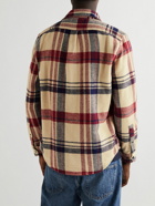 Portuguese Flannel - Coachella Checked Cotton-Flannel Shirt - Red