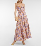 Zimmermann - Floral cotton voile midi dress