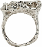 Vasiliki Silver Dapperling Amethyst Signet Ring