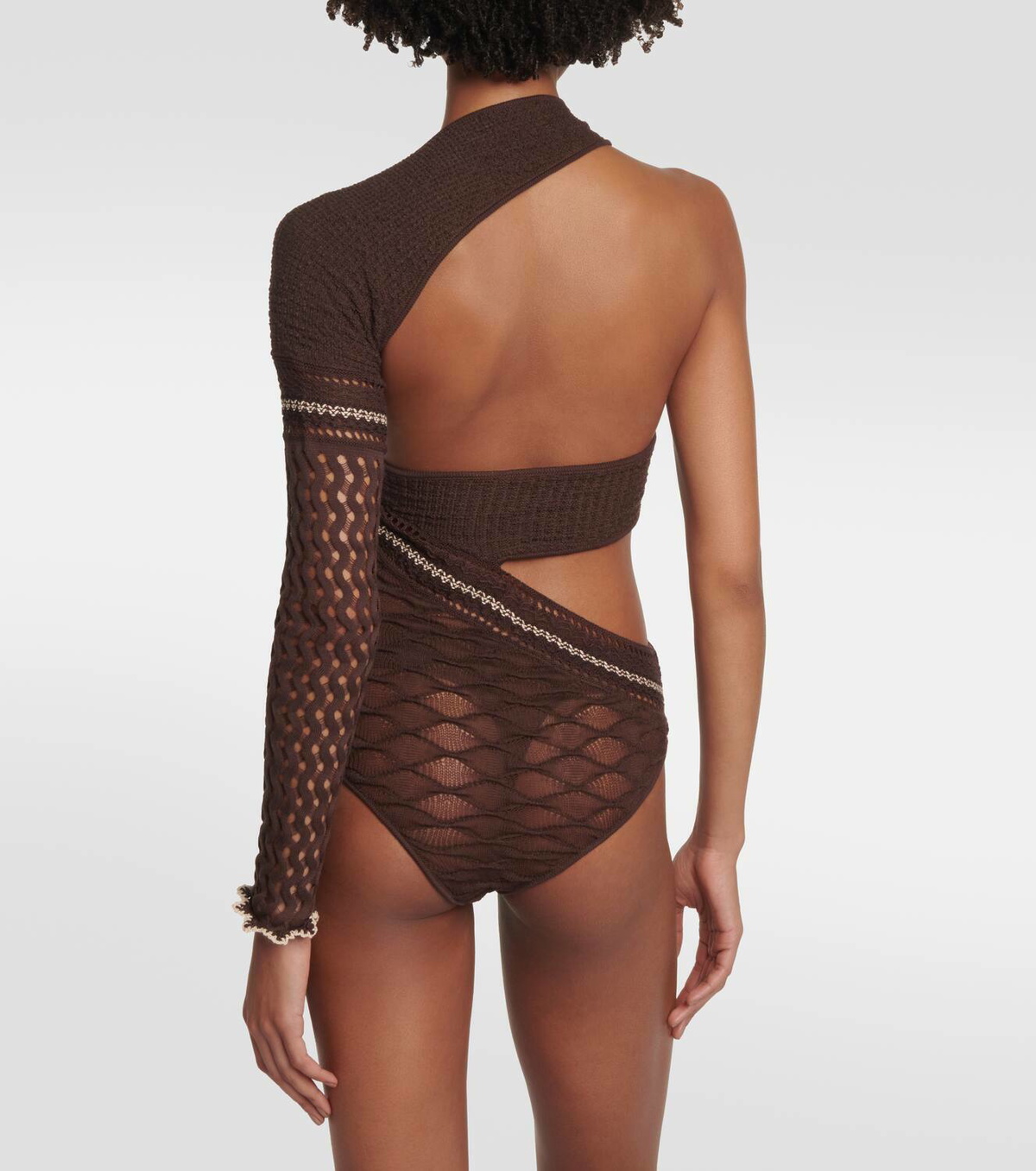 Roberta Einer Dina asymmetric knit bodysuit