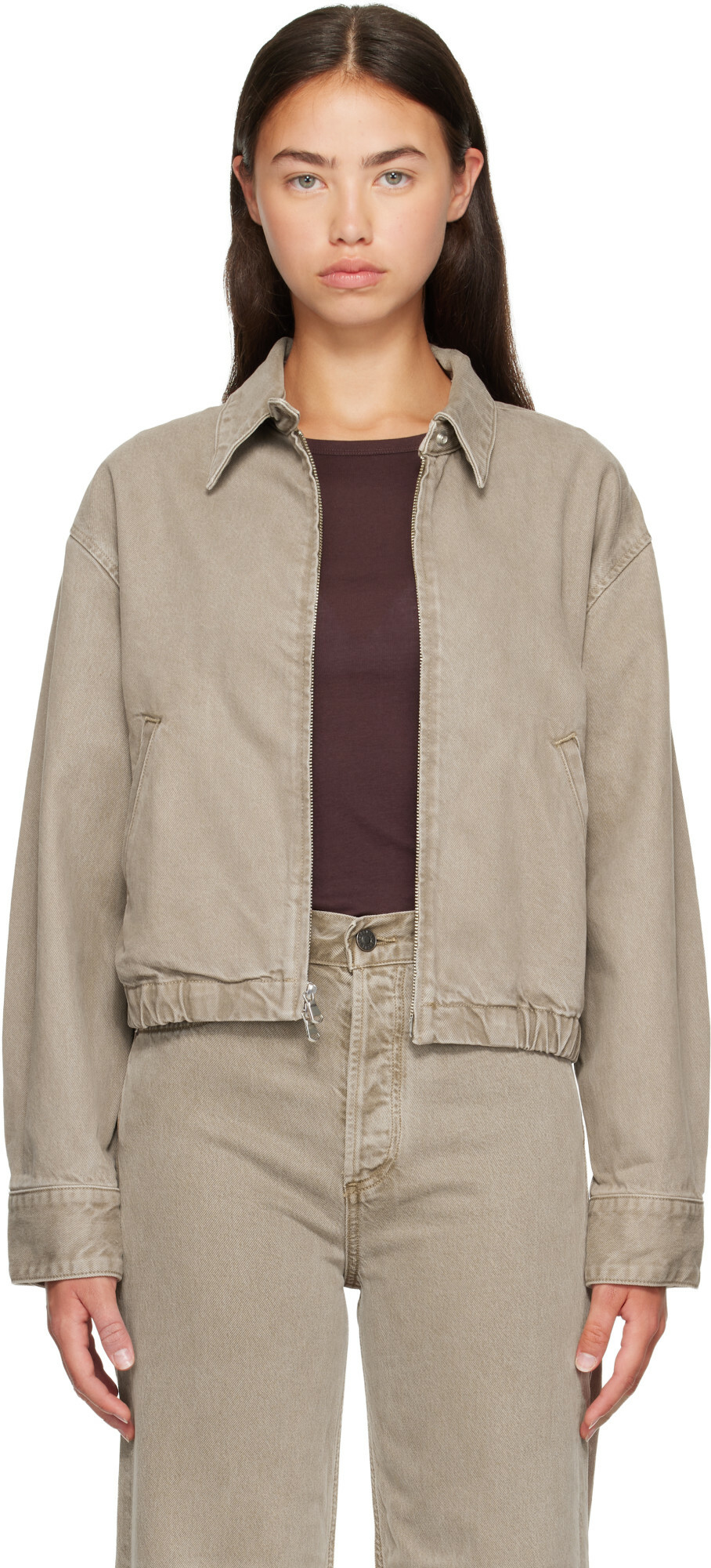 AGOLDE Beige Nile Jacket