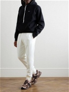 Nike - Sportswear Club Slim-Fit Logo-Embroidered Cotton-Blend Jersey Sweatpants - White