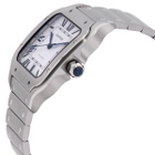Cartier Santos De Cartier Titanium Large Model Automatic White Dial Watch WSSA0089