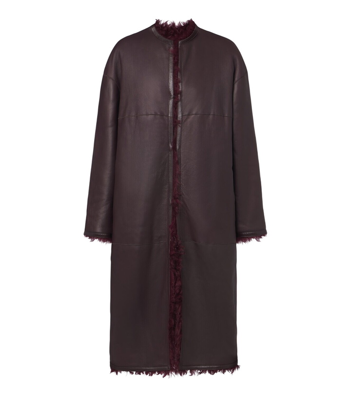 Photo: Joseph Robbie reversible shearling coat