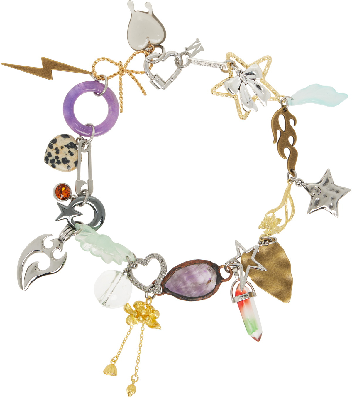 Marland Backus Multicolor Trinket Charm Necklace
