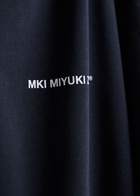 Mki Miyuki Zoku Logo-print Cotton T-shirt Navy