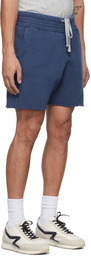 Les Tien Blue French Terry Yacht Shorts