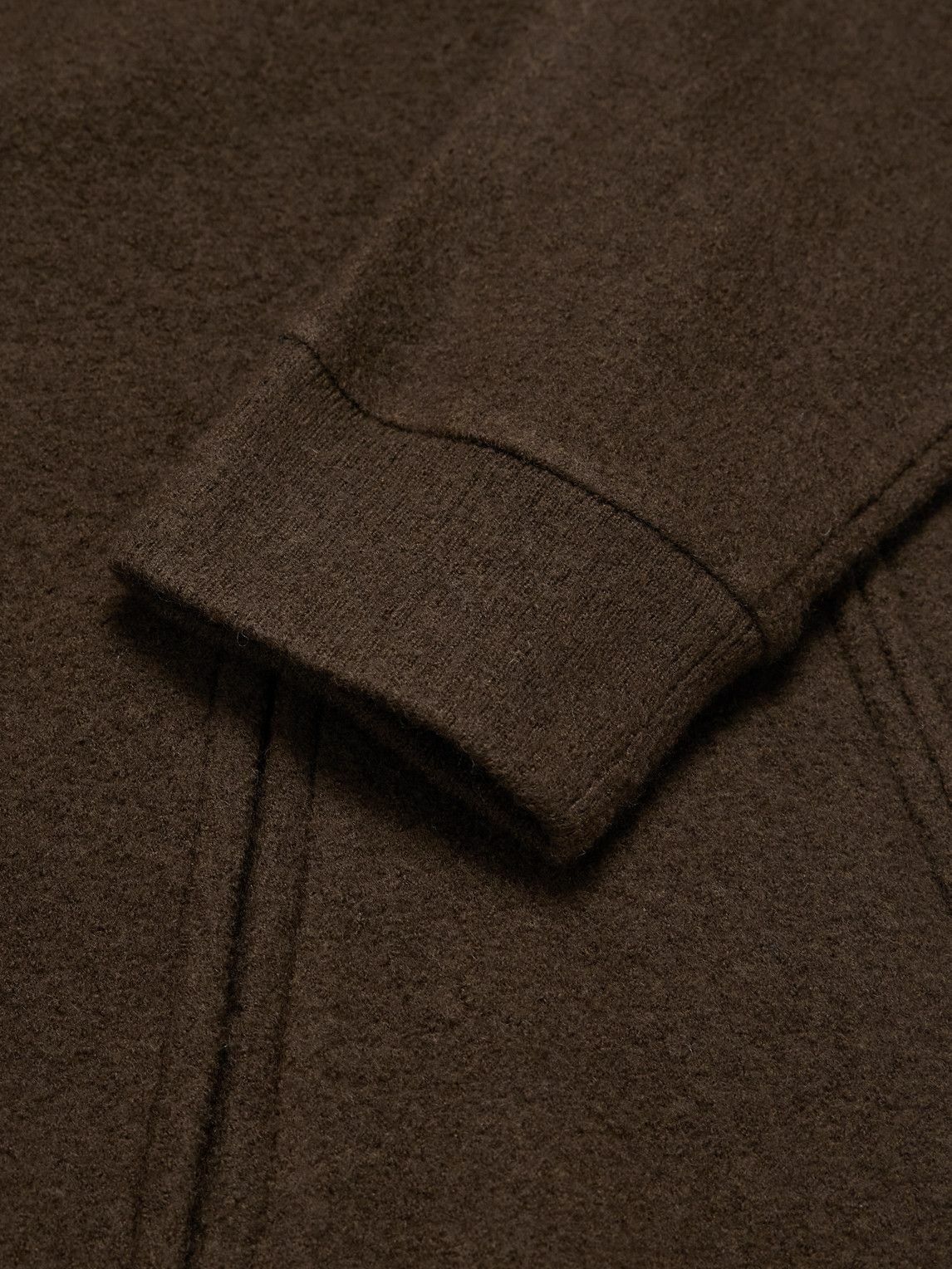 NN07 - 6398 Merino Wool-Felt Jacket - Brown