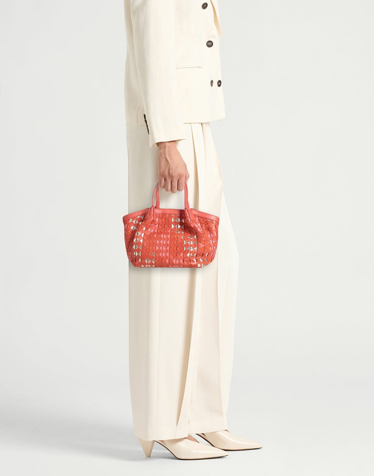 Serapian Womens Handbag in Red