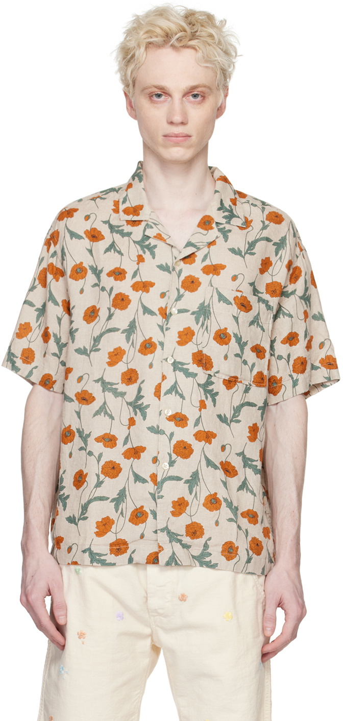 PRESIDENT's Off-White Floral Shirt