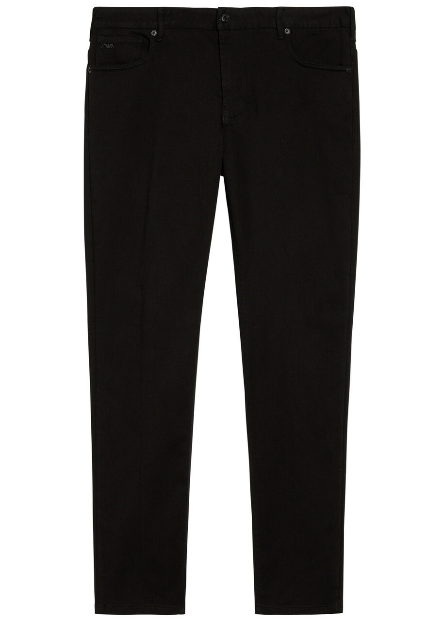 Emporio Armani J06 Slim-leg Jeans Black
