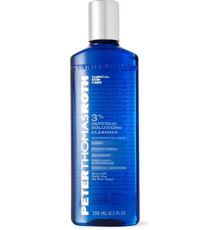 Photo: PETER THOMAS ROTH - 3% Glycolic Solutions Cleanser, 250ml - Colorless