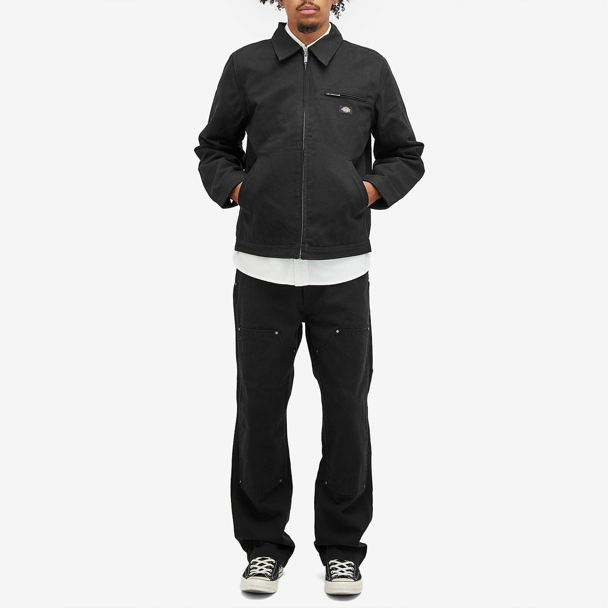 Dickies Men's Duck Canvas Painter Jacket in Black Dickies Construct
