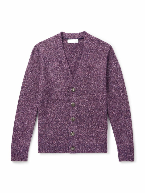 Photo: Brunello Cucinelli - Knitted Cardigan - Purple