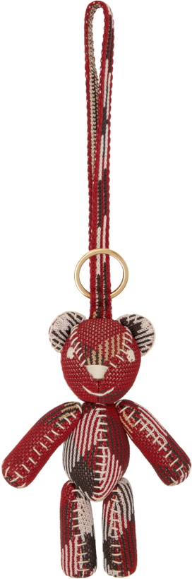 Photo: Burberry Beige Thomas Bear Charm Keychain