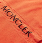 Moncler - Maglia Logo-Embroidered Cotton-Jersey T-Shirt - Orange