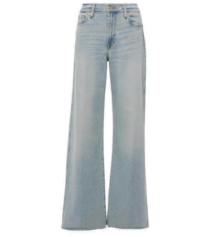 Photo: 7 For All Mankind Lotta high-rise wide-leg jeans