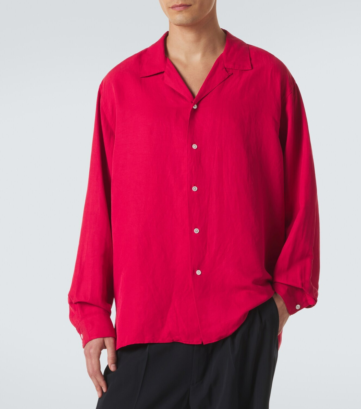 A.Presse Vintage silk and linen shirt A.PRESSE