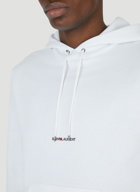Rive Gauche Hooded Sweatshirt in White