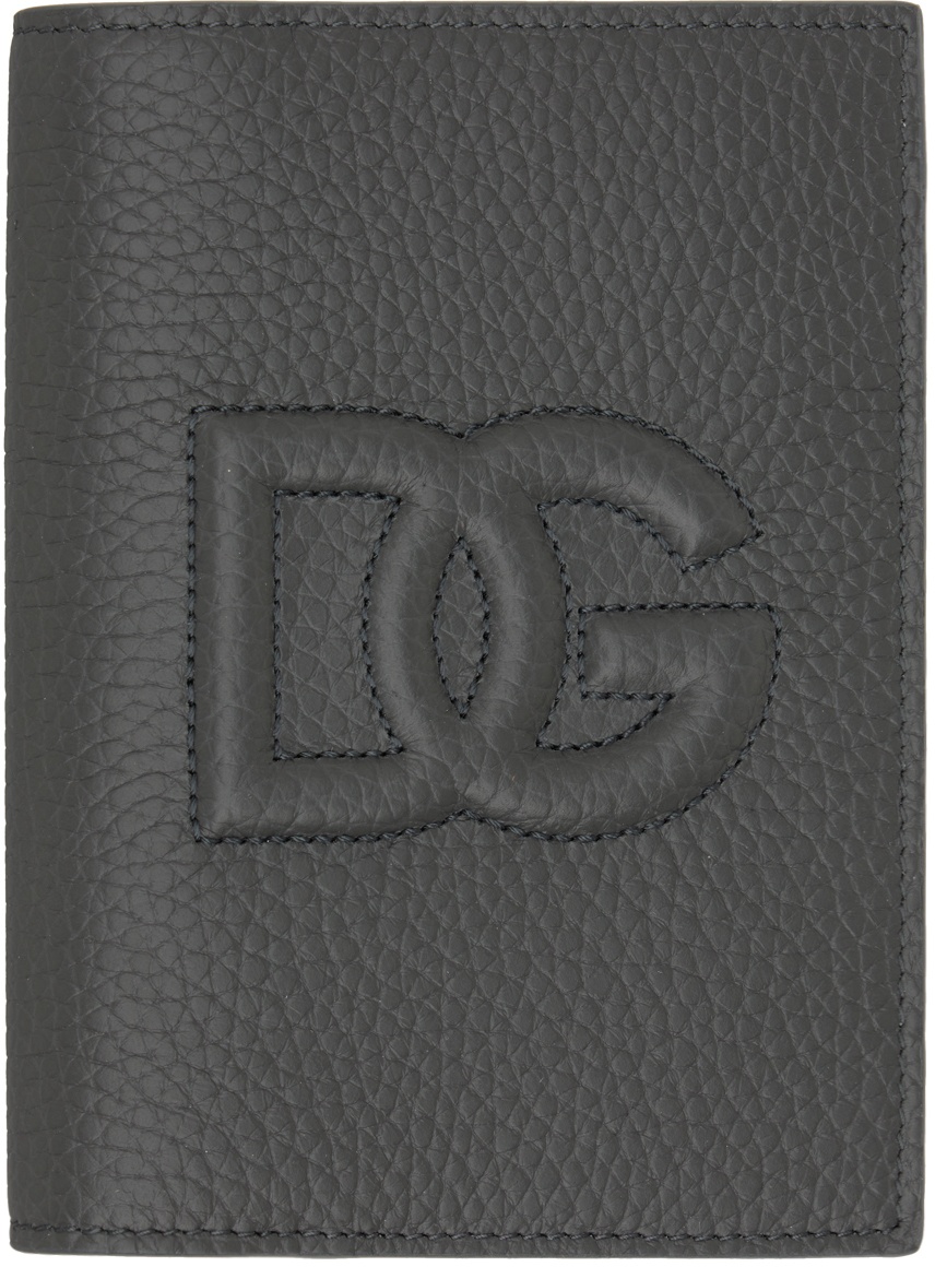 Photo: Dolce&Gabbana Gray Embossed Passport Holder