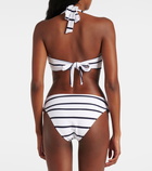 Heidi Klein Fold Over striped bikini bottom