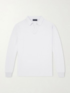 SEASE - Supima Cotton-Jersey Polo Shirt - Gray