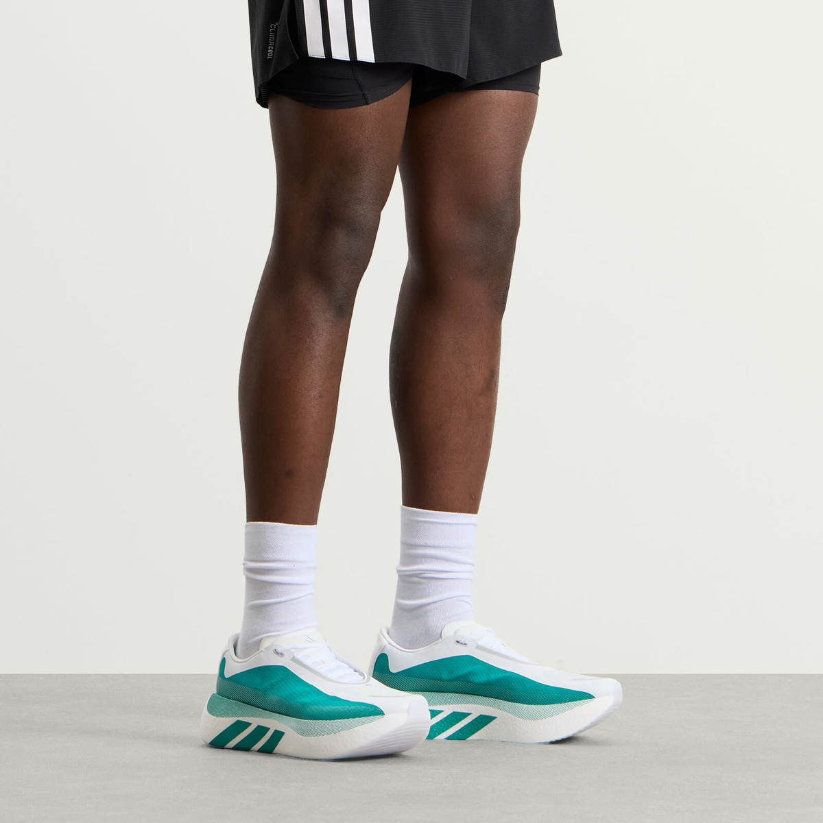 Adidas Men's Hyperboost Edge Sneaker in White/Eqt Green