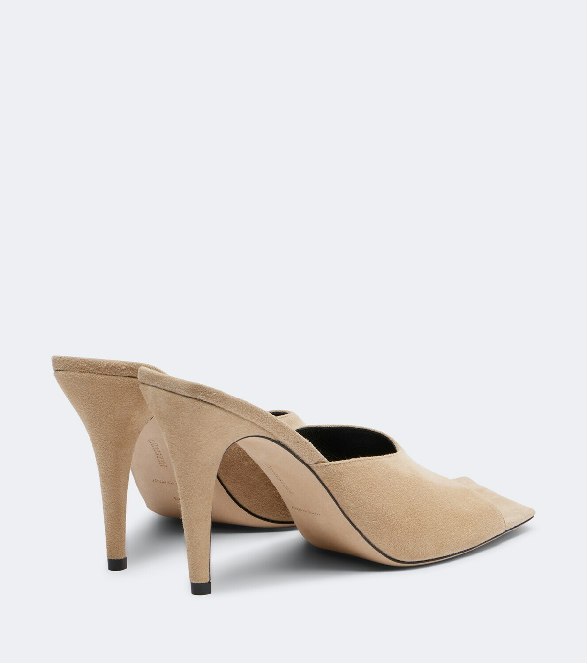 Christen Edge suede mules