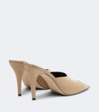 Christen Edge suede mules