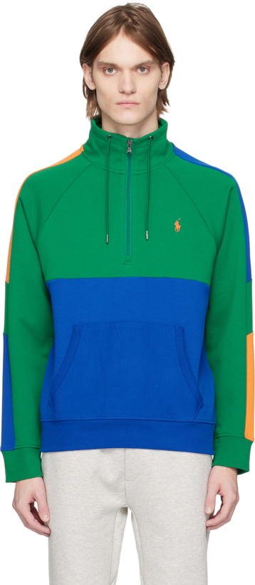 Photo: Polo Ralph Lauren Multicolor Color Block Sweater