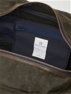Bleu de Chauffe - Zephir Leather-Trimmed Cotton-Canvas Weekend Bag