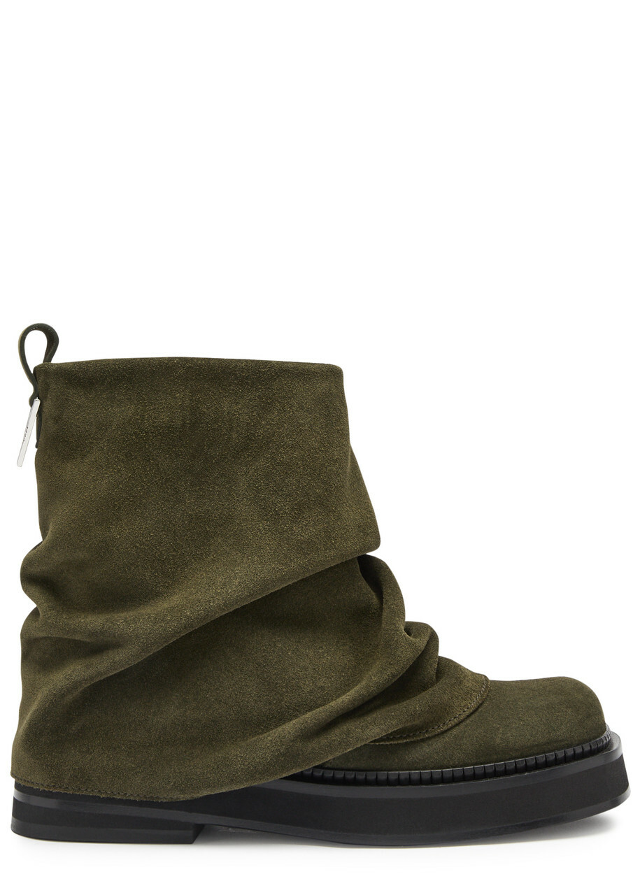 ショートブーツ・ブーティ THE ATTICO 'Mini Robin Combat' ankle boots The Attico - Mini Robin Combat leather boots black - The Corner