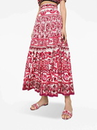 DOLCE & GABBANA - Majolica Print Cotton Long Skirt