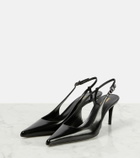 Saint Laurent Vendome 70 leather slingback pumps