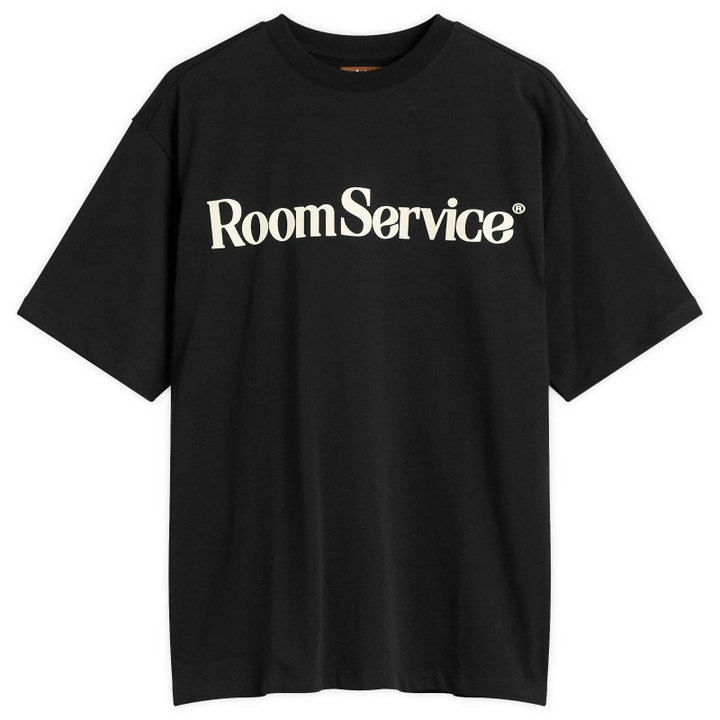 Photo: Late Checkout Men's Room Service T-Shirt in Black