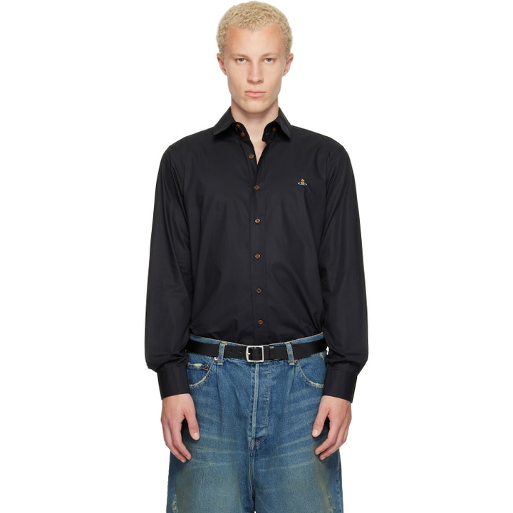 Photo: Vivienne Westwood Black Two Button Krall Shirt