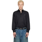 Vivienne Westwood Black Two Button Krall Shirt