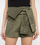 Rta - High-rise shorts