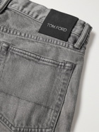 TOM FORD - Slim-Fit Selvedge Denim Jeans - Gray