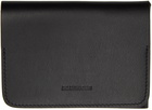 Jil Sander Black Folded Card Holder